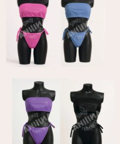 CONJUNTO PANTY TOP CON TIRAS