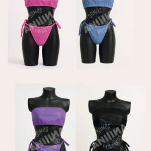 CONJUNTO PANTY TOP CON TIRAS