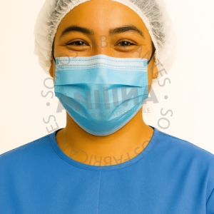 TAPABOCAS DESECHABLE EMPAQUE INDIVIDUAL - AZUL