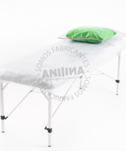 SÁBANA TRANSPARENTE CON FUNDA